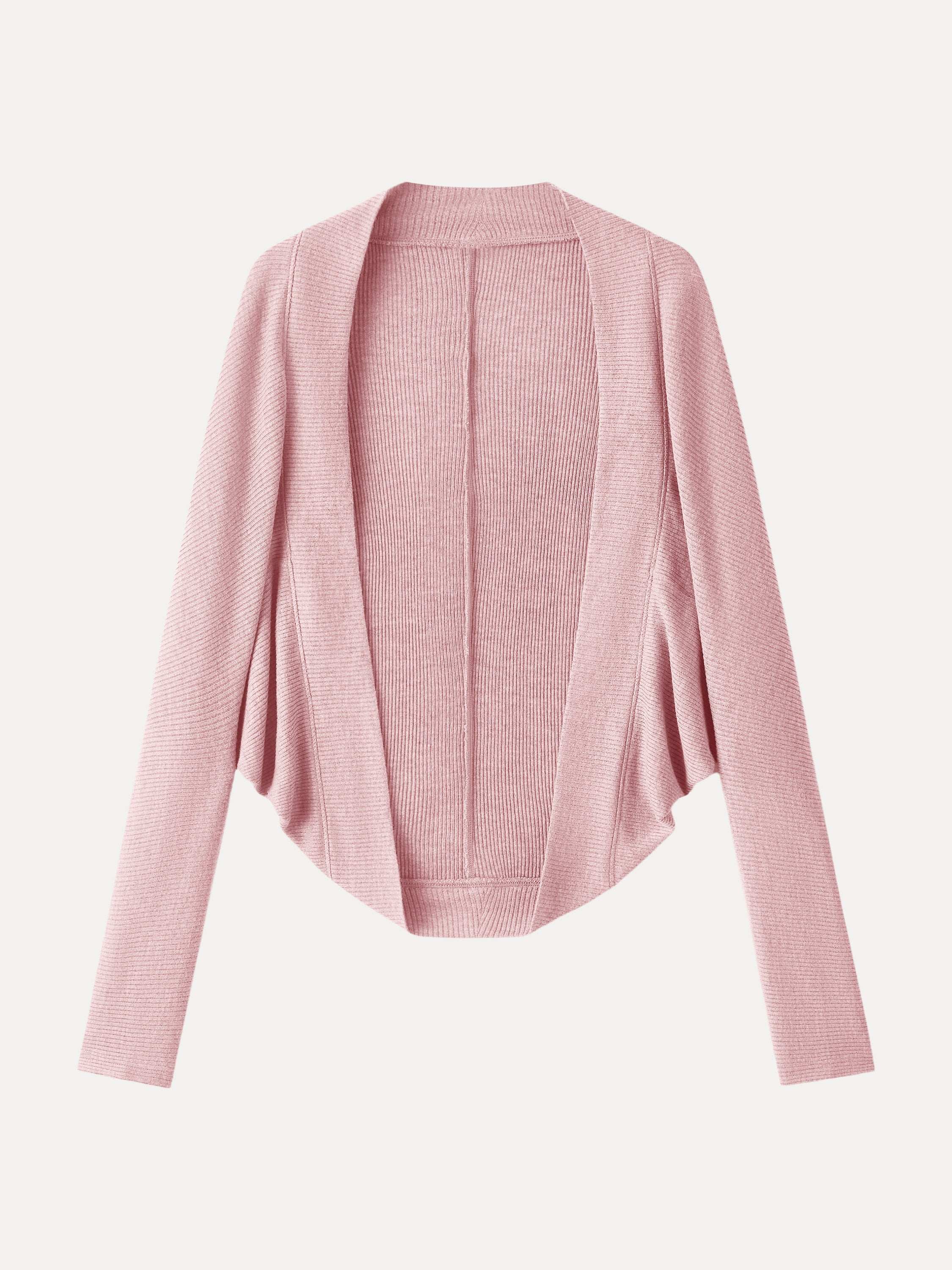 2Pcs Set Knit Shrug Sweater & Cowl Neck Midi Bra Dress